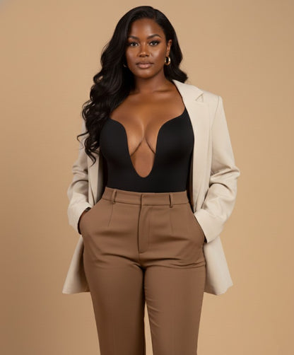 Body sculpting backless shapewear